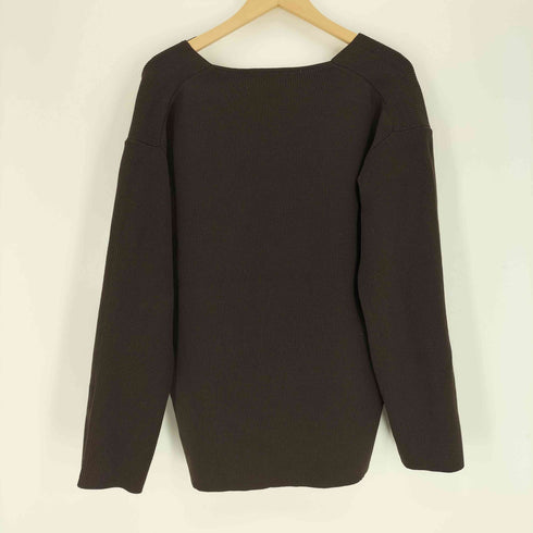 ジャーナルスタンダードレリューム JOURNAL STANDARD relume 23AW ウォッシャブル ストレッチ ニット Vネック プルオーバー レディース FREE