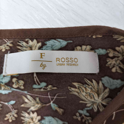 エフバイロッソアーバンリサーチ F by ROSSO URBAN RESEARCH 21SS フラワー プリント バックリボン ワンピース レディース FREE