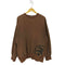 ステューシー Stussy 90S USA製 紺タグ フロントSS LINK バック ストックロゴ クルーネックスウェット メンズ JPN:L