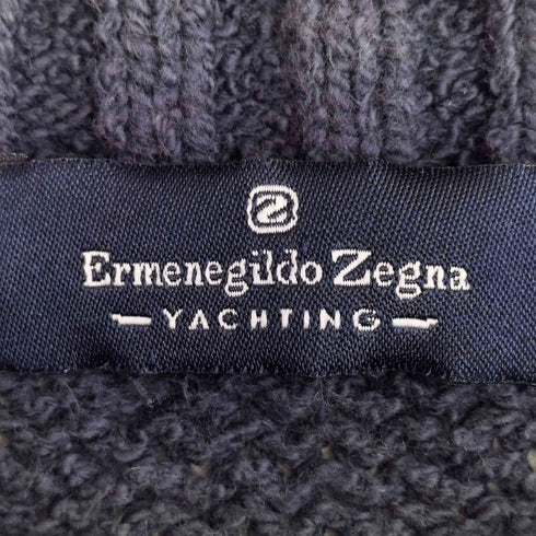 エルメネジルドゼニア Ermenegildo Zegna イタリア製 オーバーサイズ コットンニット メンズ import:L