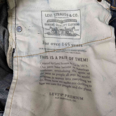 リーバイス Levis USA製 PREMIUM 505 セルビッジ デニム パンツ Rタブ メンズ W:34 L:34