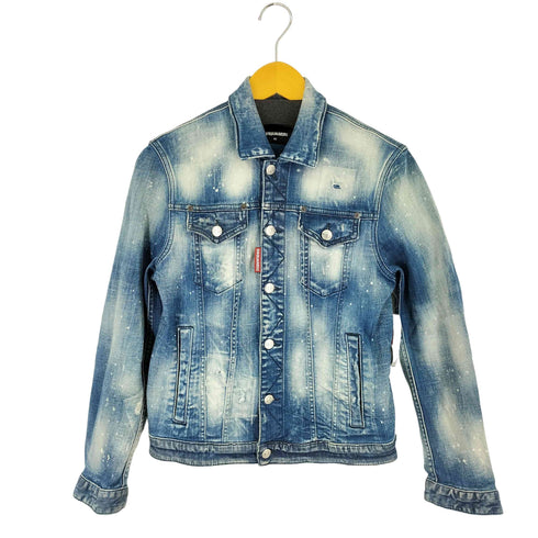 ディースクエアード DSQUARED2 21SS SPLATTER DENIM JACKET メンズ EUR:44
