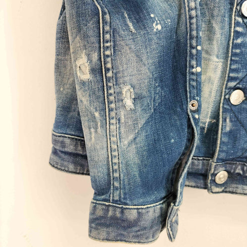 ディースクエアード DSQUARED2 21SS SPLATTER DENIM JACKET メンズ EUR:44
