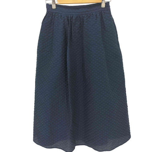 ザラ ZARA ジャガードフレアスカート レディース import:S