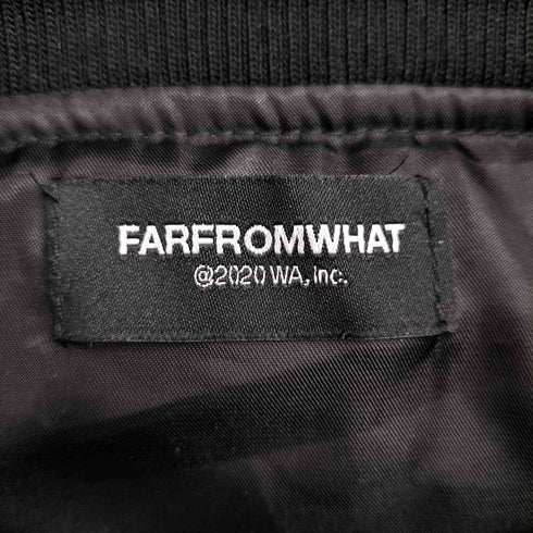 FAR FROM WHAT パデッド オーバーサイズ ブルゾン メンズ JPN:3