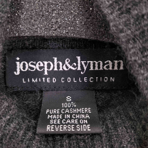 JOSEPH LYMAN カシミヤ100ハイネックニットセーター メンズ import:S