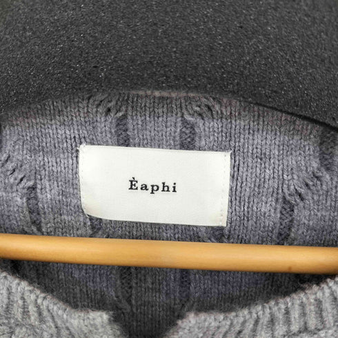 eaphi CABLE KNIT CARDIGAN レディース FREE
