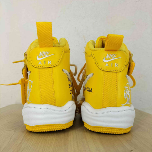 ナイキ NIKE AIR FORCE 1 MID SP LTHR 0FF-WHITE レディース JPN:24