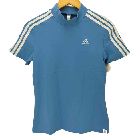 アディダス adidas W 3ST MOCK スリーストライプス ゴルフ モックネックシャツ レディース JPN:M