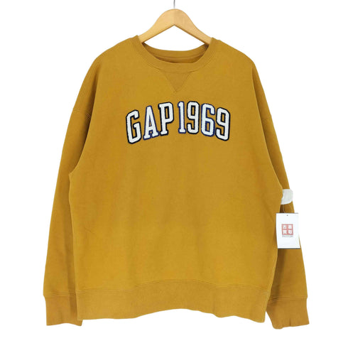 ギャップ Gap Vガゼットパイルプリントクルーネックスウェット メンズ JPN:L