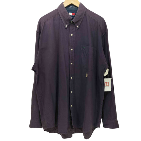トミーヒルフィガー TOMMY HILFIGER 80-90s MADE IN JAMAICA コットン ボタンダウンシャツ メンズ XL