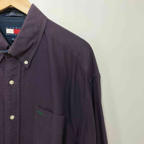トミーヒルフィガー TOMMY HILFIGER 80-90s MADE IN JAMAICA コットン ボタンダウンシャツ メンズ XL