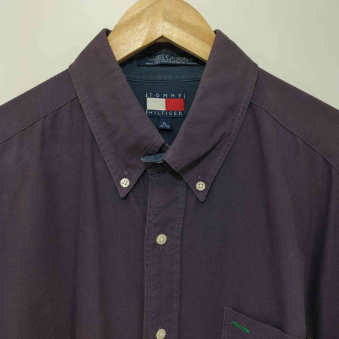 トミーヒルフィガー TOMMY HILFIGER 80-90s MADE IN JAMAICA コットン ボタンダウンシャツ メンズ XL