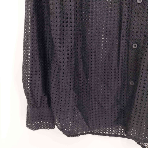 ザラ ZARA RELAXED FIT メッシュシャツ メンズ S