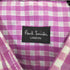 ポールスミスロンドン Paul Smith LONDON MADE IN ITALY チェック ダブルカフス ワイドカラーシャツ メンズ 16/38
