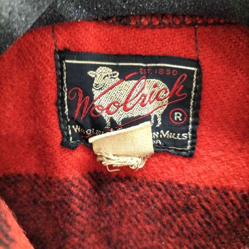 ウールリッチ WOOLRICH 50s TALONジップ バッファローチェック ウールブルゾン メンズ US:36