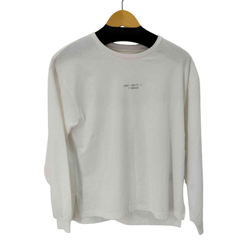 グローバルワーク GLOBAL WORK ヘビロッTEEプリントロングスリーブ レディース M