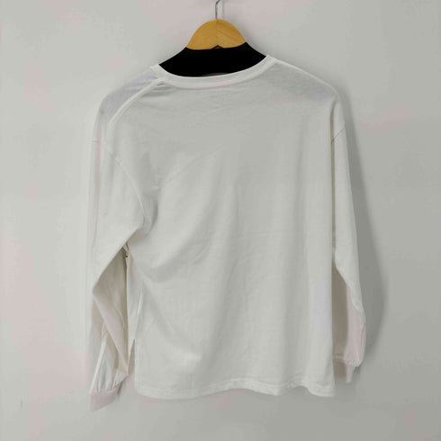 グローバルワーク GLOBAL WORK ヘビロッTEEプリントロングスリーブ レディース M