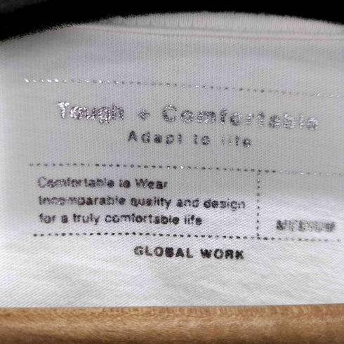 グローバルワーク GLOBAL WORK ヘビロッTEEプリントロングスリーブ レディース M