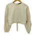 ザラ ZARA Cropped Crew Neck Sweat Shirtクロップド クルーネック スウェット シャツ レディース import:M