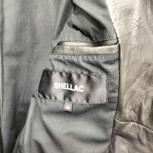 シェラック SHELLAC y2k 平成 お兄系 ダブルジップ カウレザージャケット メンズ JPN:46