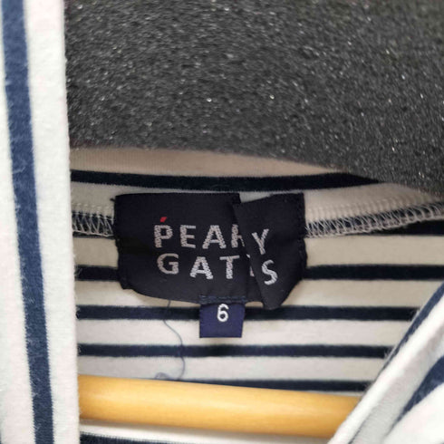 パーリーゲイツ PEARLY GATES モックネック ボーダーL/Sシャツ メンズ 6