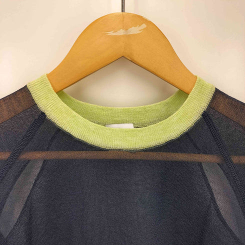 ロクビューティーアンドユースユナイテッドアローズ 6 BEAUTY & YOUTH UNITED ARROWS 23SS SHEER COLOR RIB PULLOVER シアー カラー リブ プルオーバー レディース
