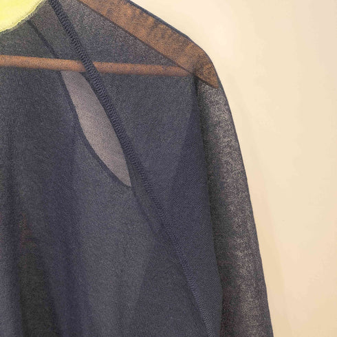 ロクビューティーアンドユースユナイテッドアローズ 6 BEAUTY & YOUTH UNITED ARROWS 23SS SHEER COLOR RIB PULLOVER シアー カラー リブ プルオーバー レディース