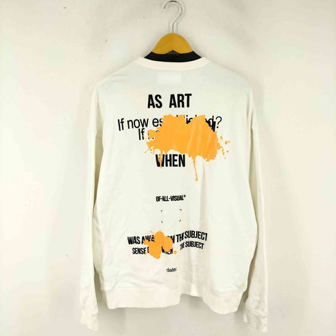 エーフォーエー Architect 4. Archive PAINT SWEAT CREWNECK プリントスウェットクルーネック メンズ JPN:L