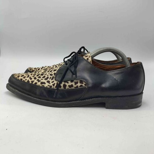 CREEPERS Blue Moon 英国製 レオパード柄 ハラコ レザー シューズ メンズ B