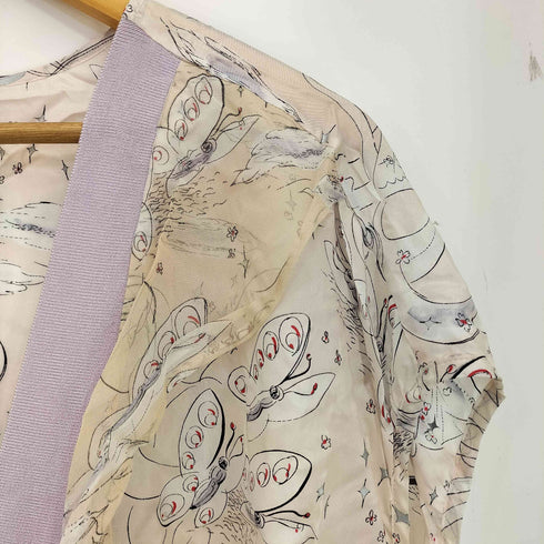 ツモリチサト TSUMORI CHISATO 総柄 フリル シルクベスト レディース JPN:2