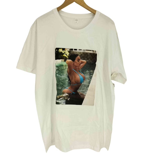 INNOCENCE 水着 ガール プリント S/S クルーネック Tシャツ メンズ JPN:XL
