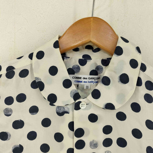コムデギャルソン COMME des GARCONS ドット柄シルクシャツ レディース SS