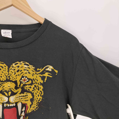WILD THING タイガー プリント S/S クルーネック Tシャツ メンズ JPN:XL