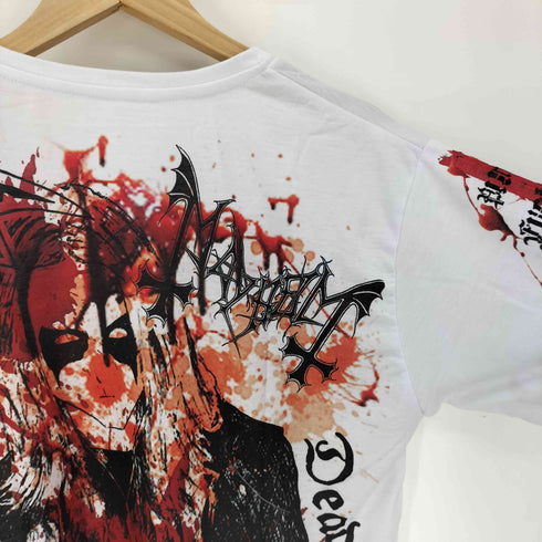 TRANSYLVANIA 血 プリント ロック S/S クルーネック Tシャツ メンズ JPN:XL