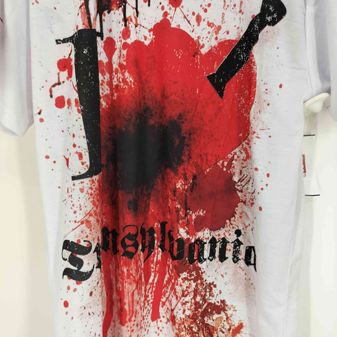 TRANSYLVANIA 血 プリント ロック S/S クルーネック Tシャツ メンズ JPN:XL