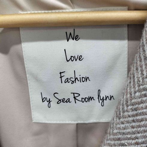 シールームリン Sea Room lynn ショールカラーウールコート レディース M