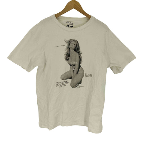 FUTURE ZOMBIE FOLLOW ME EVERYWHERE セクシー ガール プリント S/S クルーネック Tシャツ メンズ JPN:L