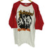 RED TEXTIL THE ACCUSED ロック バント プリント S/S クルーネック Tシャツ メンズ G