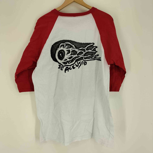 RED TEXTIL THE ACCUSED ロック バント プリント S/S クルーネック Tシャツ メンズ G