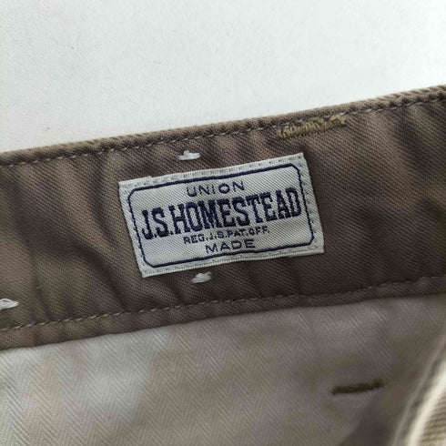 ジャーナルスタンダードホームステッド JOURNAL STANDARD J.S HOMESTEAD HEAVY WEAPON 2-TUCK オフICER CROPPED メンズ W32