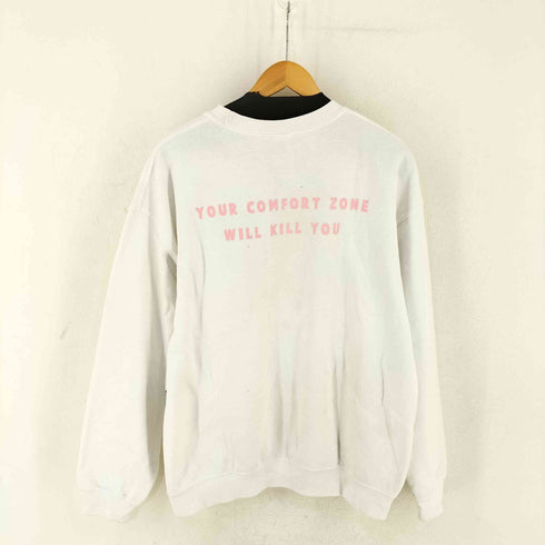 ギルダン GILDAN YOUR COMFORT ZONE WILL KILL YOU あなたの心地よい空間はあなたを殺す メッセージプリント レディース import:L