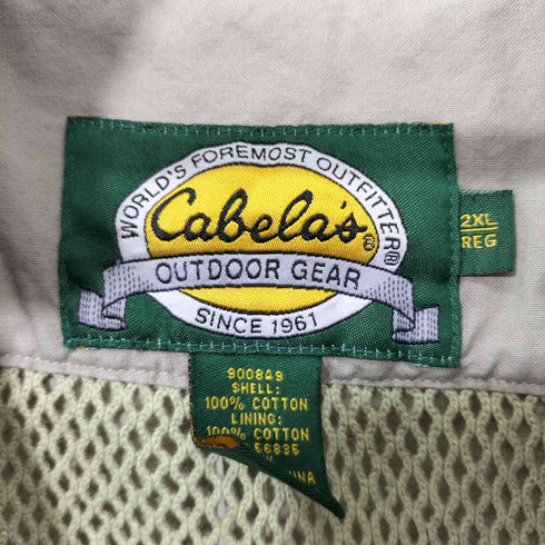 カベラス Cabela's 80-90s Safari Vest サファリベスト ハンティングベスト メンズ 2XL