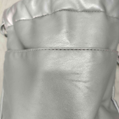 メゾンスペシャル MAISON SPECIAL Vegan Leather Shoulder Drawstring Bag ヴィーガンレザー巾着ショルダーバッグ レディース