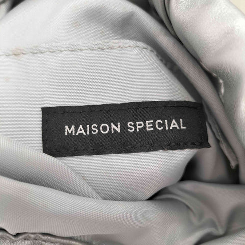 メゾンスペシャル MAISON SPECIAL Vegan Leather Shoulder Drawstring Bag ヴィーガンレザー巾着ショルダーバッグ レディース