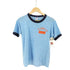 ラッセルアスレチック RUSSELL ATHLETIC USA製 フロントプリント リンガーTシャツ メンズ import:M