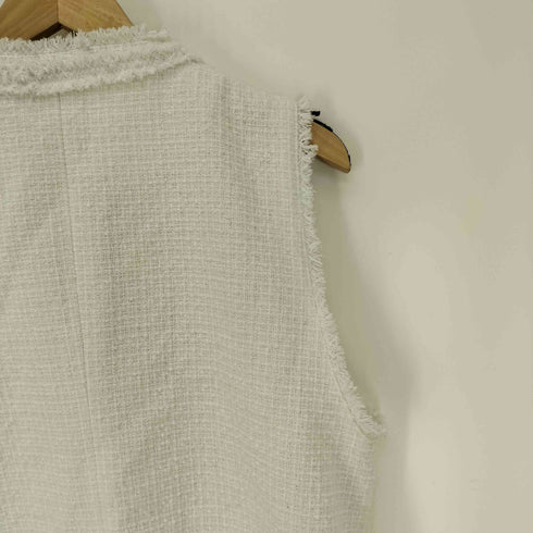 インデックス INDEX 24AW ポケット付き ツイード ジレ ベスト レディース JPN:M