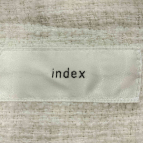 インデックス INDEX 24AW ポケット付き ツイード ジレ ベスト レディース JPN:M