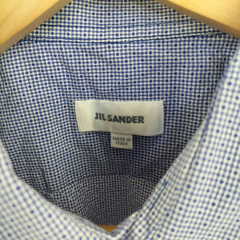 ジルサンダー JIL SANDER MADE IN ITALY コットン半袖シャツ メンズ FR:38