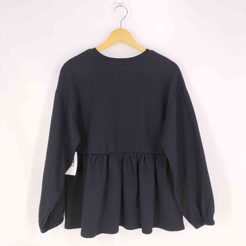 ザラ ZARA フリルドッキング ペプラム プルオーバースウェット レディース import:M